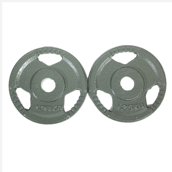 1.25Kg metal weight plate - SIlver