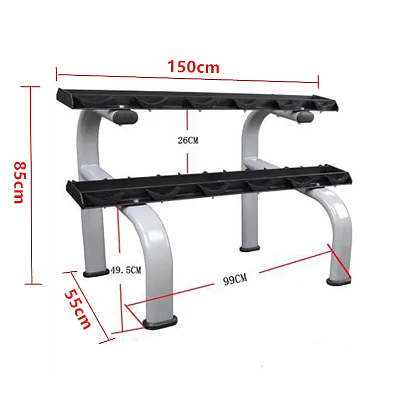 6 Pairs Dumbbell Rack Commercial