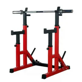 Squat Rack | Adjustable Bench Press Rack on white background