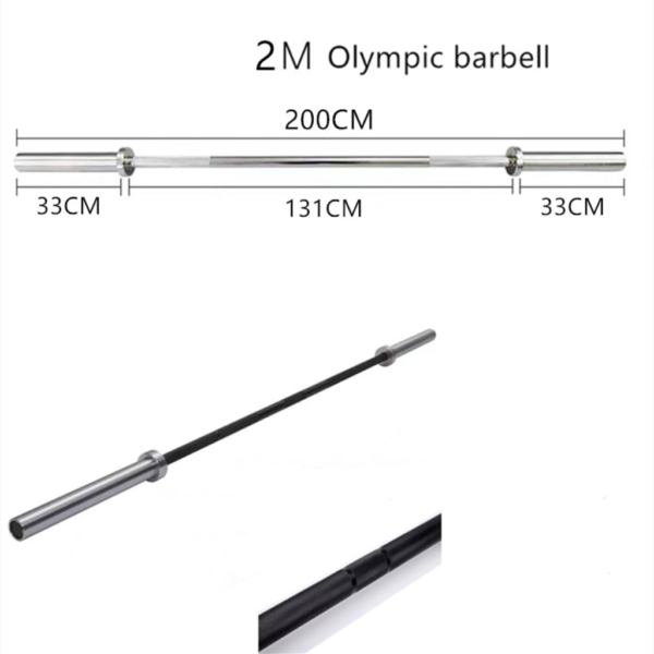 size details of 2m barbell
