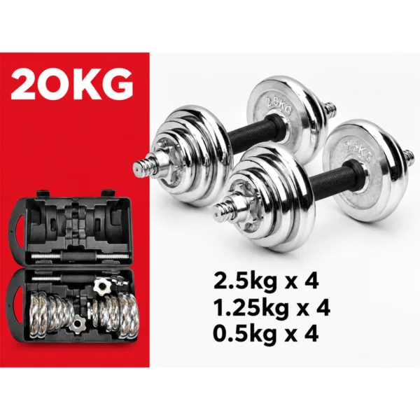 30KG Chrome Weight Set3