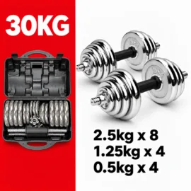 30KG Chrome Weight Set4
