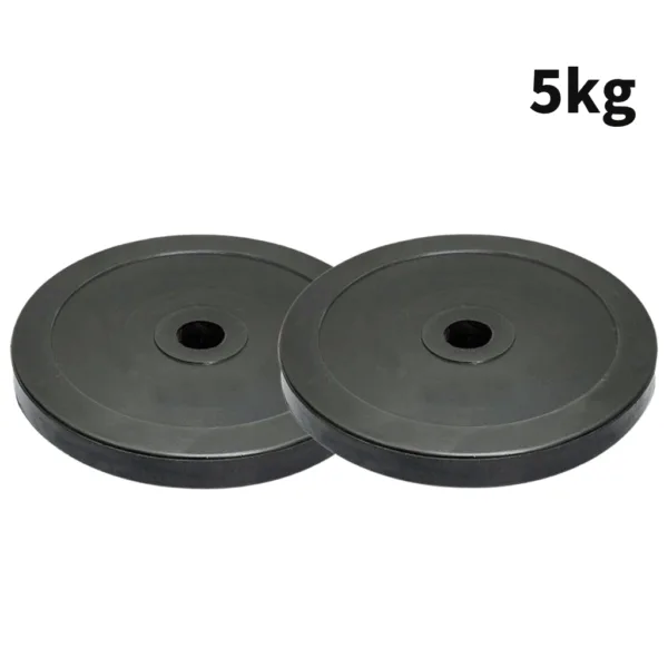 5kg Pair Rubber Weight, providing stability and durability for various exercises.