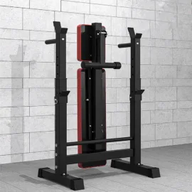 Adjustable Bench with 25mm Barbell and 80kg Weights - Image 4