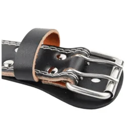 Weightlifting Support Belt | Dip Belt | Leather - Image 6