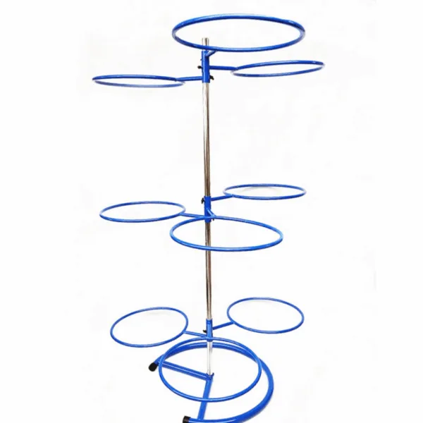 Boxing Bag Stand with yoga ball display