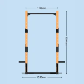 Squat Rack Commercial Half Squat Rack | Model 650 - Image 2