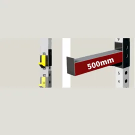 Squat Rack Commercial Half Squat Rack | Model 650 - Image 5