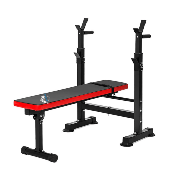 Flat Bench With Rack