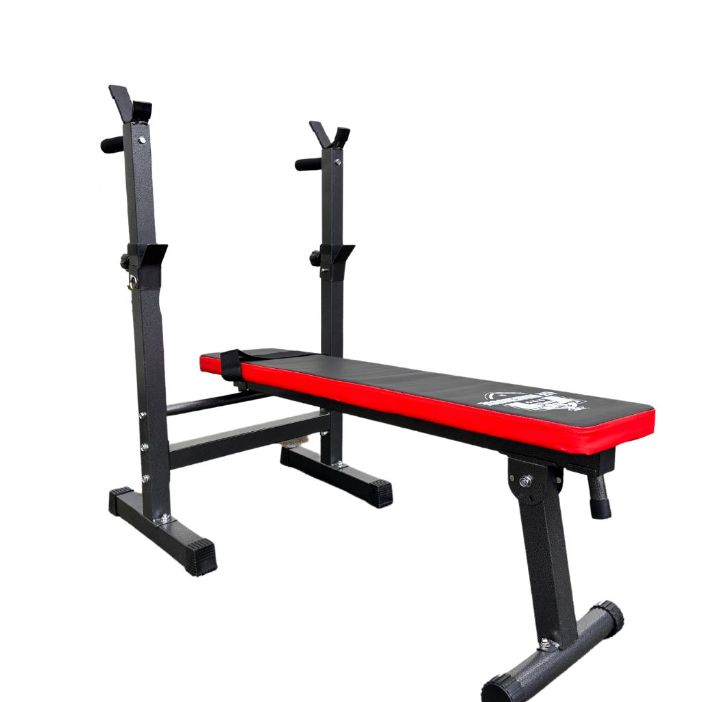 Flat Bench Press with Rack