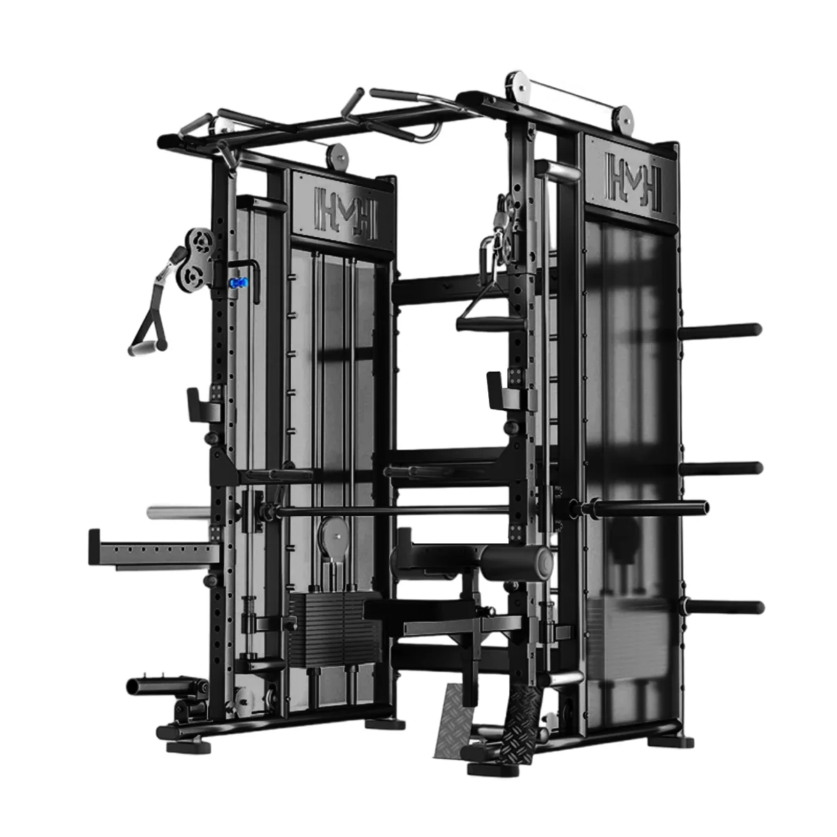 Smith Machine with Crossover Cable | Home Gym Fitness Trainer