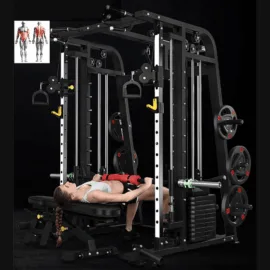 Material size Smith Machine Exercise Power Rack (1)