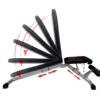 Adjustable Weight Bench Foldable Workout Bench foldable positions