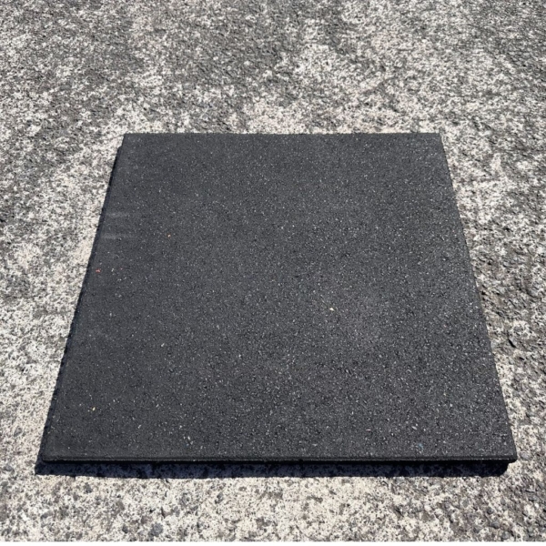 Rubber gym mat - Black
