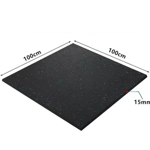 Rubber Flooring Mats 100x100cm-15mm SIZE