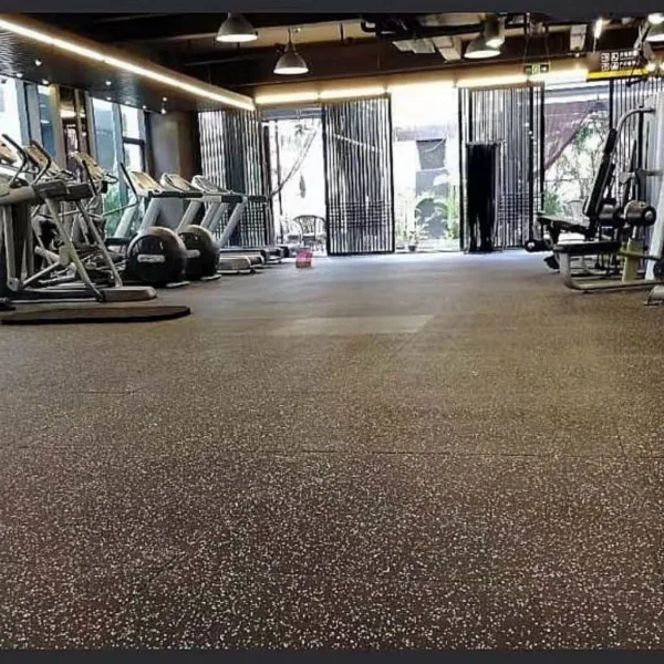 Rubber flooring mat - Black