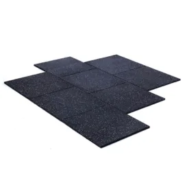 Rubber Flooring Mats 100x100cm-15mm material