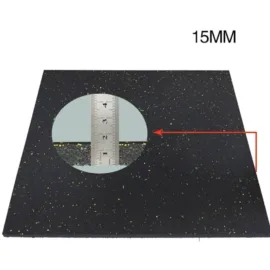 Gym Flooring Rubber Mats 50 x 50cm 15mm - Image 14