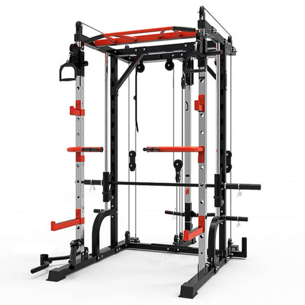 smith machine with lat pull down