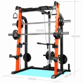 Smith Machine with bench and 70kg Weights - Image 3