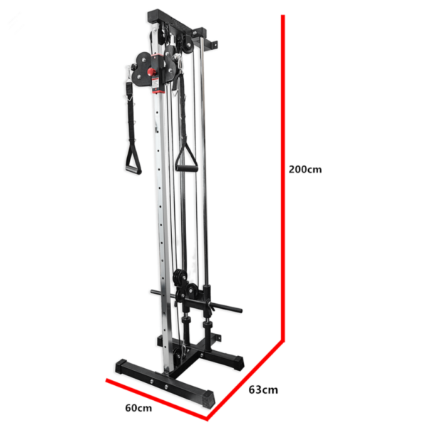 Wall Mount Single Cable Cross Machine