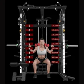 Smith Machine Exercise Power Rack adjuastbale