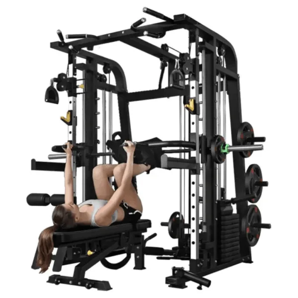 Smith Machine Exercise Power Rack display