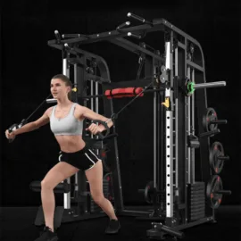 Smith Machine with 110KG Barbell Weights Set - Image 7