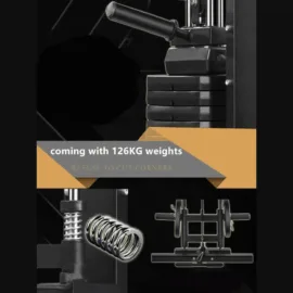 Smith Machine with 110KG Barbell Weights Set - Image 6