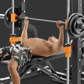 Smith Machine with bench and 70kg Weights - Image 5