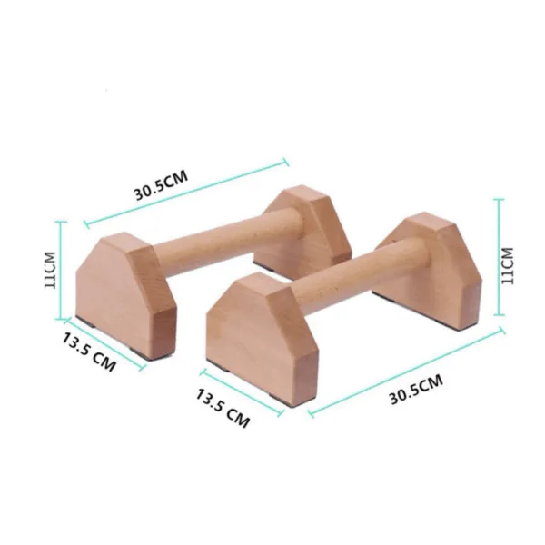 size of Wooden Parallettes