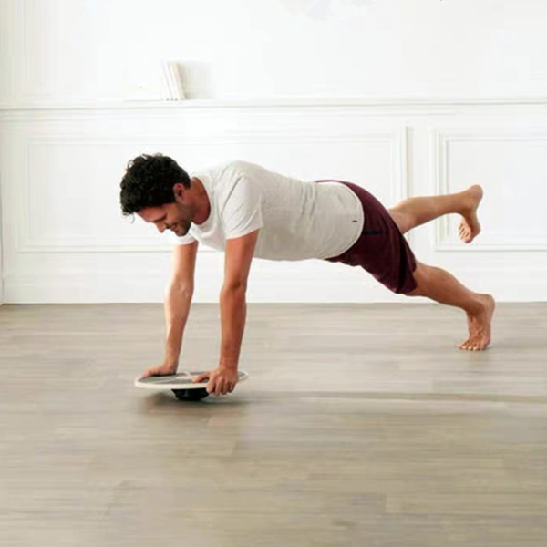 Yoga balance board function display