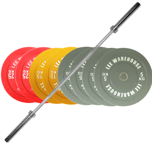 barbell set with bumnper