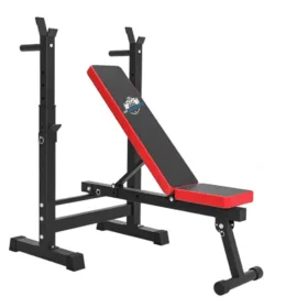 Adjustable Bench Press with Rack LOGO