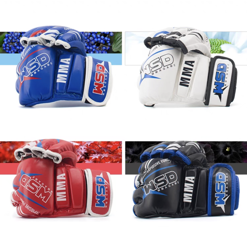 Boxing Gloves | Half Finger Kick Boxing Gloves