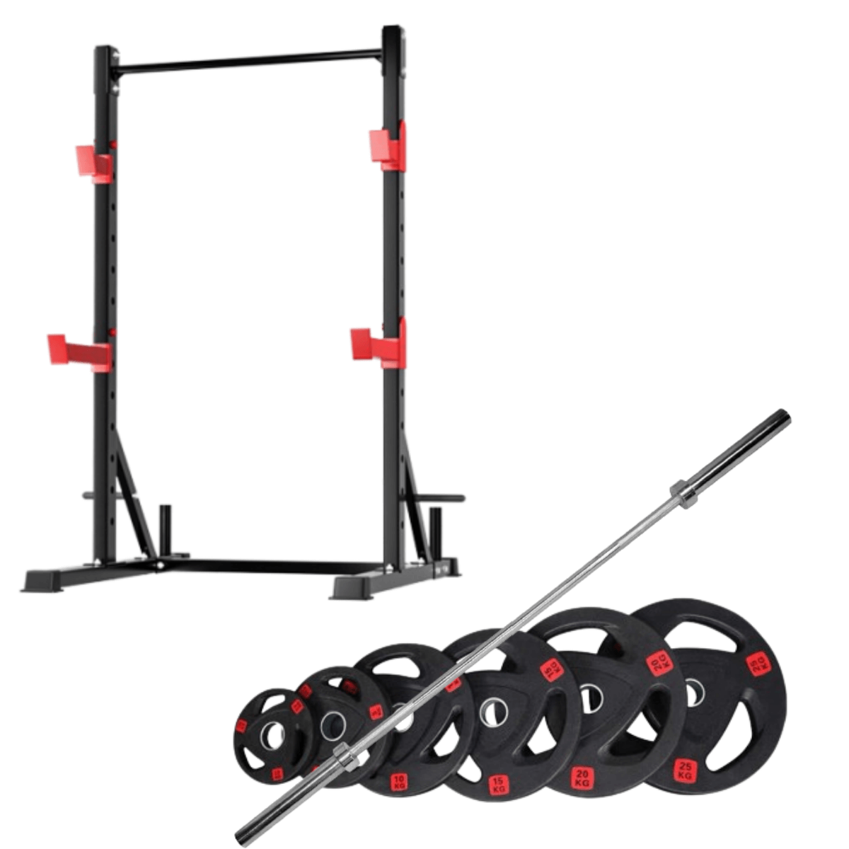 Squat Rack Bench Press Half Rack Package