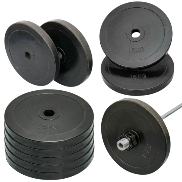 rubber weight set display
