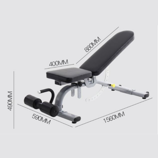 size of Adjustable Workout Bench function