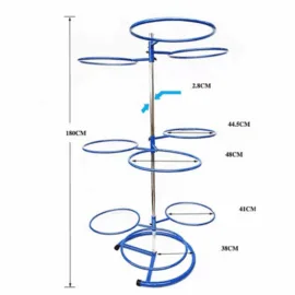 Boxing Bag Stand with yoga ball display