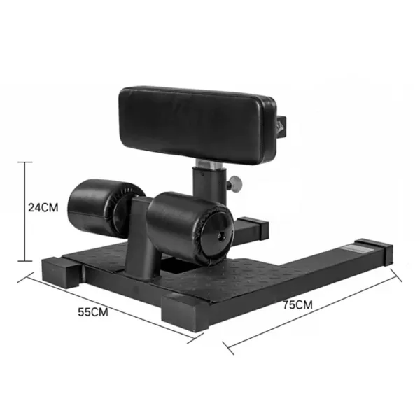 Size of the SISSY Squat Machine.