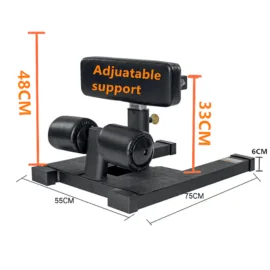 Size of the SISSY Squat Machine for home gym.