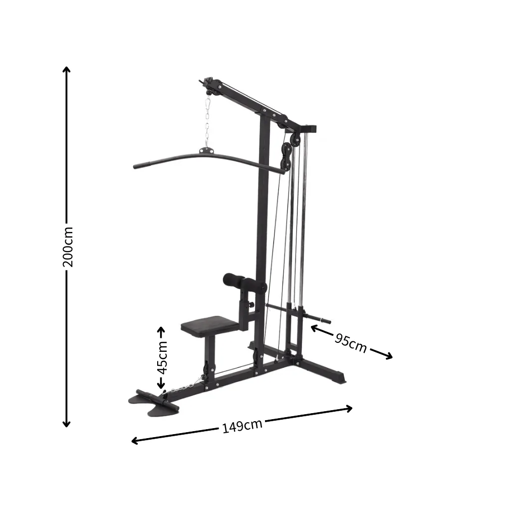 Lat Pull-Down Single Training Station for an efficient workout experience.