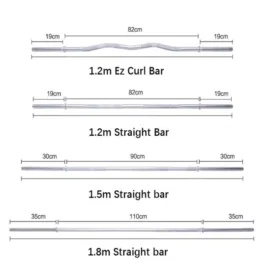 Weights Set | Standard Barbells with 75KG Metal Weights - Image 3