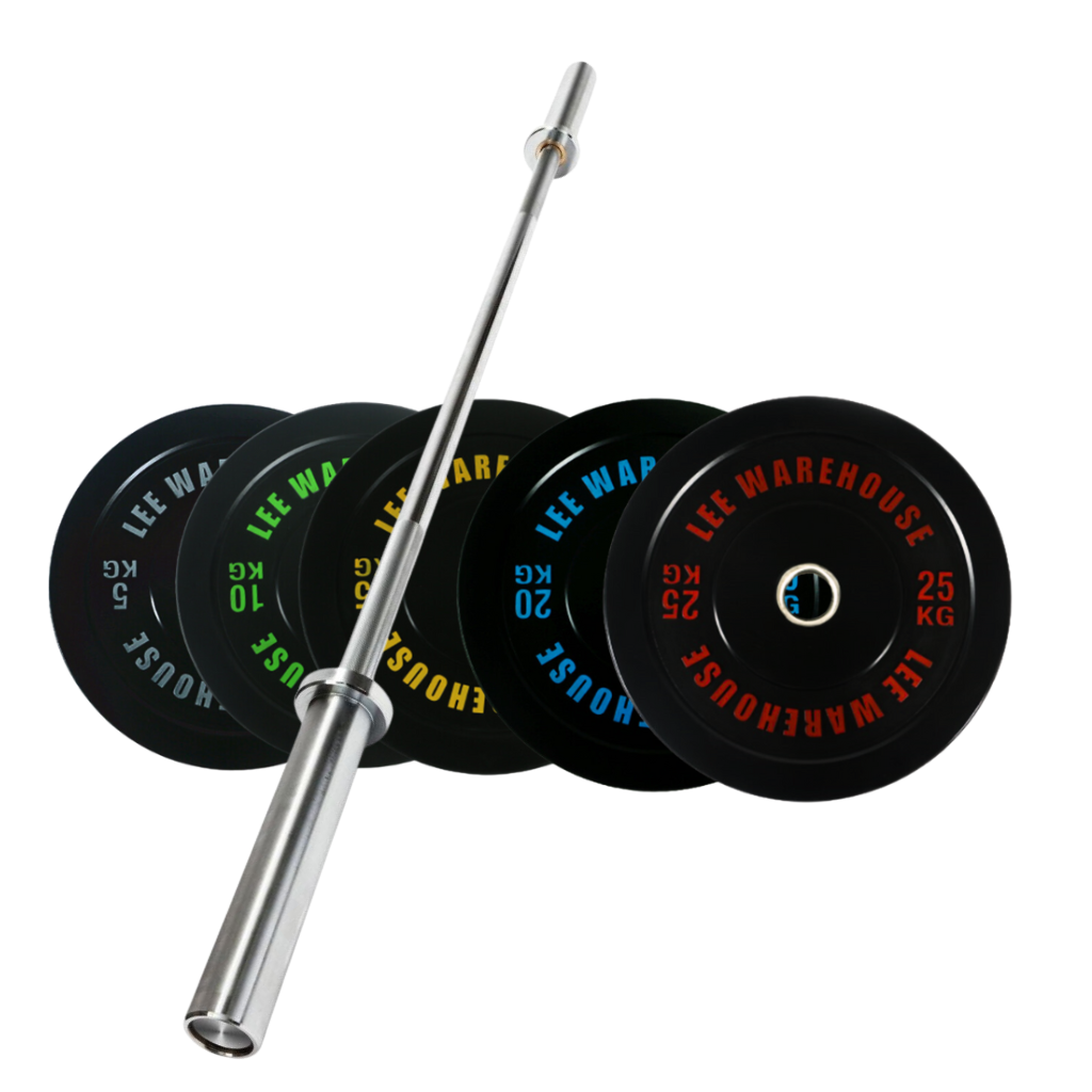 120kg Bumper Weight Set |  Olympic Barbell + Bumper Weights
