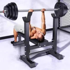 Flat Weight Bench With Rack | Bench Press - Image 6