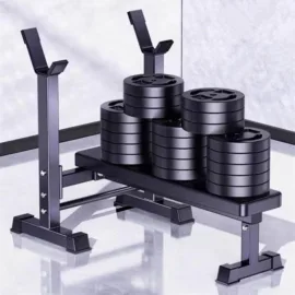 Flat Weight Bench With Rack | Bench Press - Image 5