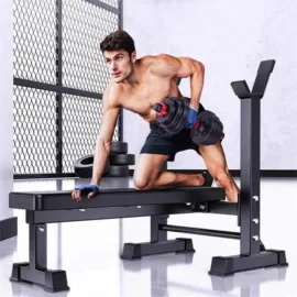 Flat Weight Bench With Rack | Bench Press - Image 4