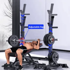 Adjustable Squat Rack high detail