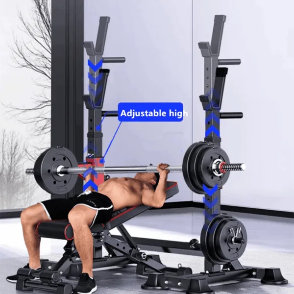 Adjustable Squat Rack high detail