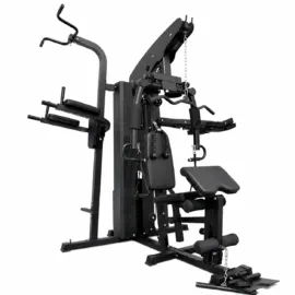 Multi-Function 3 Station Home Gym with 75kg Weights